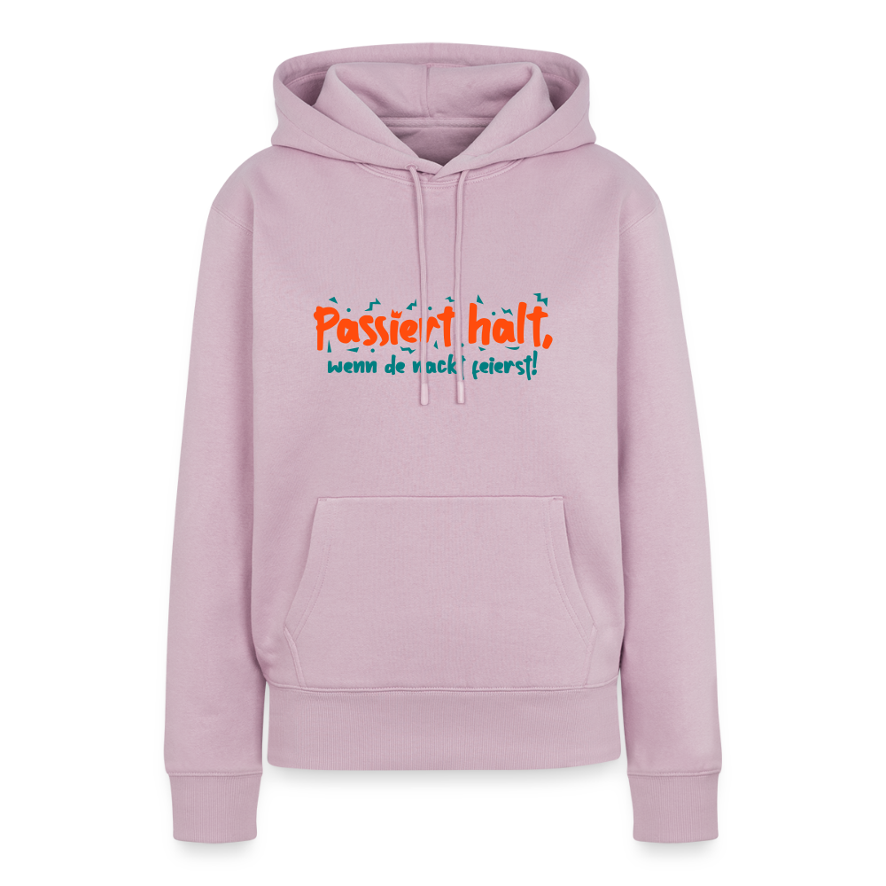 Passiert halt, wenn de nackt feierst! - Frauen Premium Hoodie - Altrosa