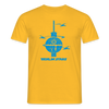 Berlin Stars - blau - Männer Premium T-Shirt - Gelb