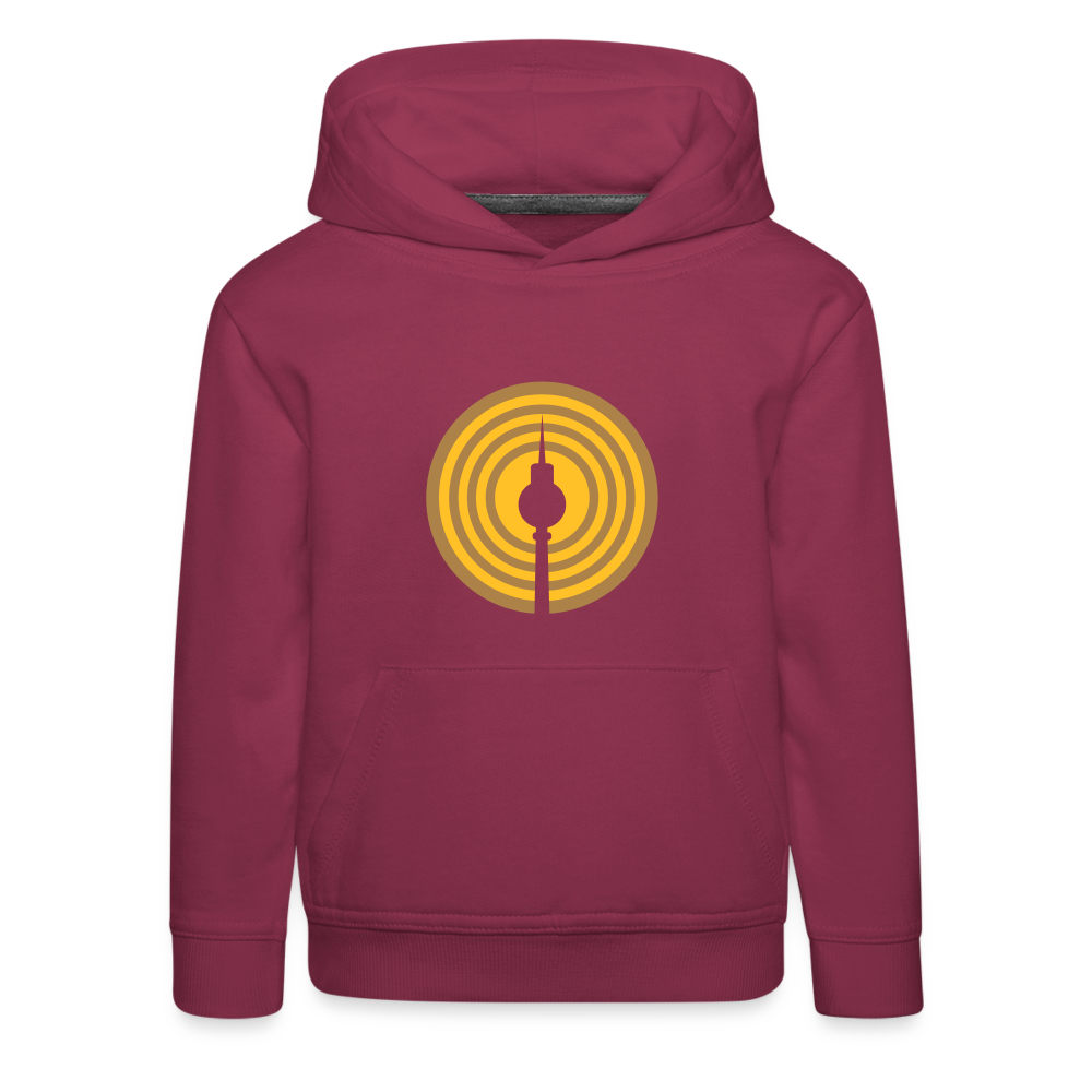 Berlin im Fokus - Kinder Premium Hoodie - Bordeaux