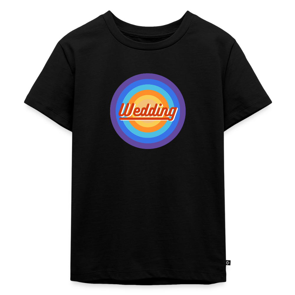 Wedding Retro - Kinder Premium T-Shirt - Schwarz