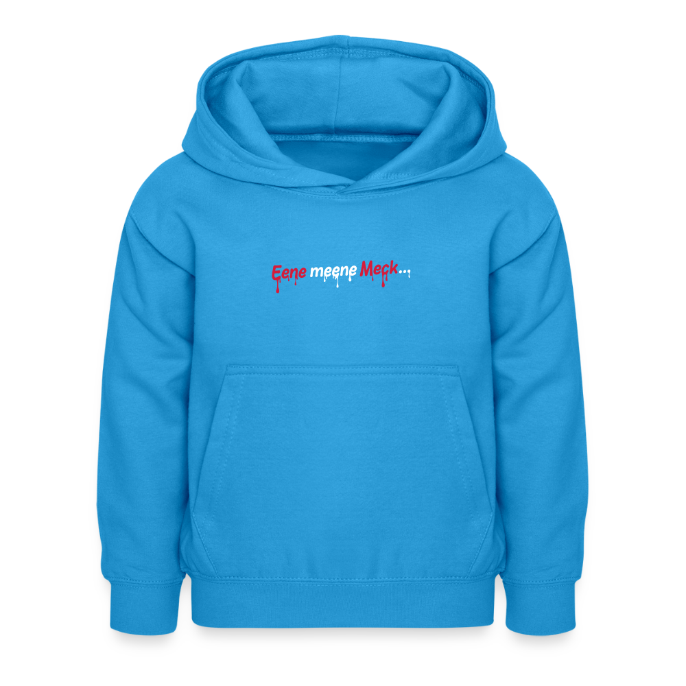 Eene meene Meck... - Kinder Hoodie - Meeresblau