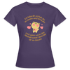 Im Stehn und im Liejen! - Frauen Premium T-Shirt - Dunkellila