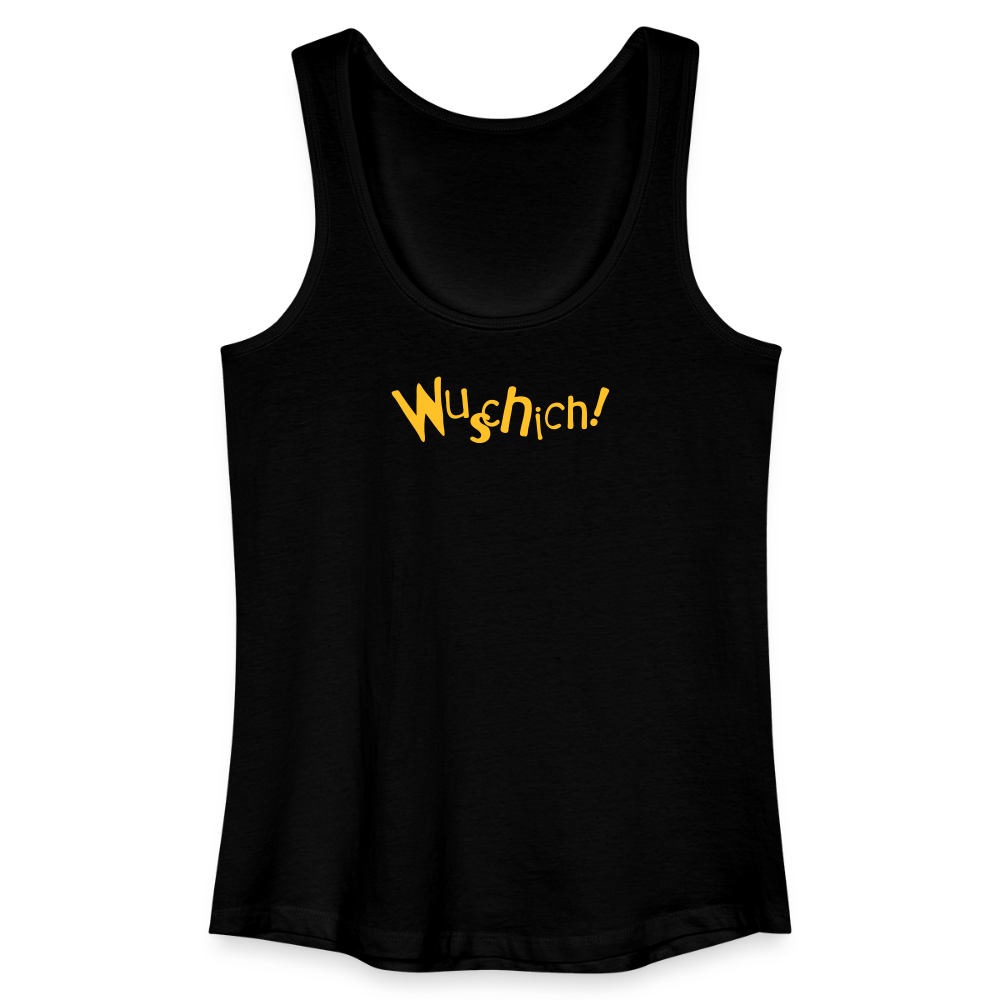 Wuschich! - Frauen Bio Tank Top - Schwarz