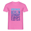 Köpenick Planet Earth - Männer Premium T-Shirt - Pink
