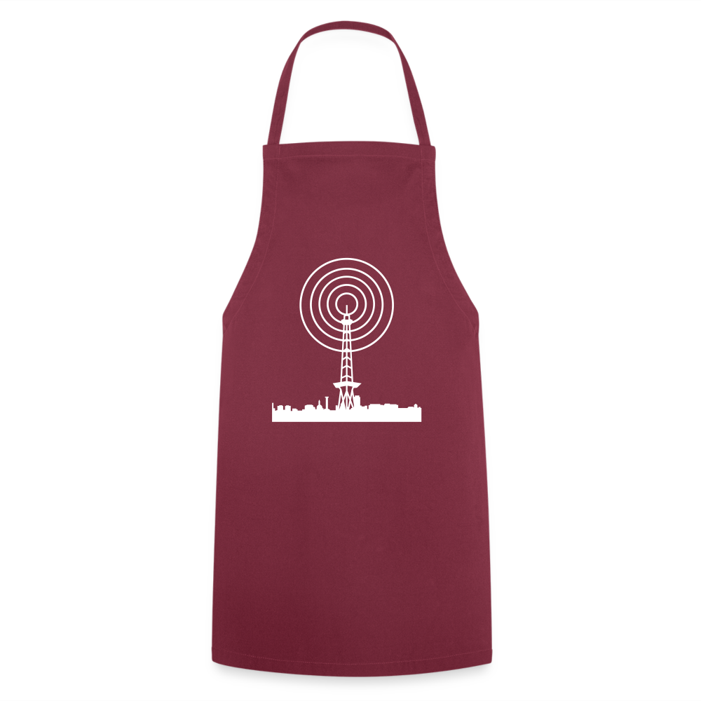 Funkturm im Fokus - Kochschürze - Bordeaux