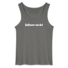 Schlauer wie du! - Männer Tank Top - Anthrazit