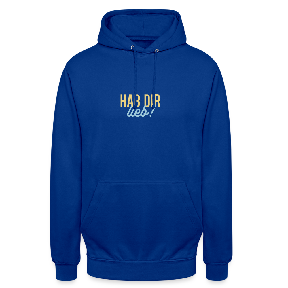 Hab Dir Lieb! - Unisex Hoodie - Royalblau