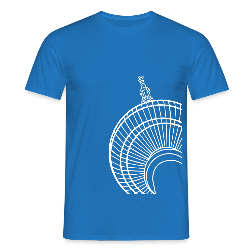 Der Turm von unten - weiß - Männer Premium T-Shirt - Royalblau