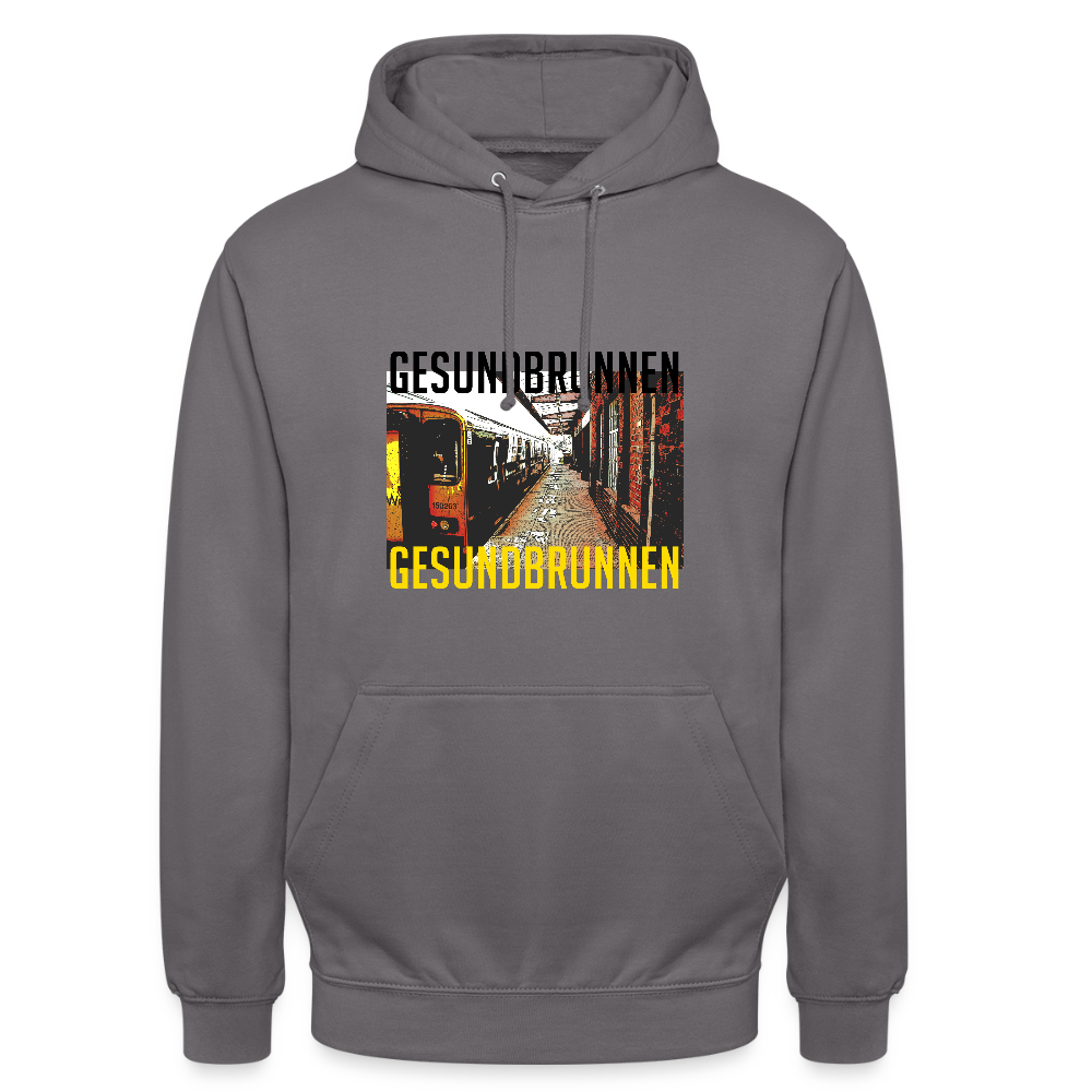Gesundbrunnen - Unisex Hoodie - Mittelgrau