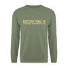Misstrau' Kamel'n! (trinken wöchentlich) - Unisex Pullover - Armeegrün