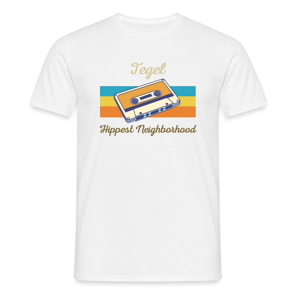 Tegel Hippest Neighborhood - Männer Premium T-Shirt - Weiß
