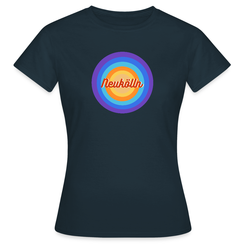 Neukölln Retro - Frauen Premium T-Shirt - Navy