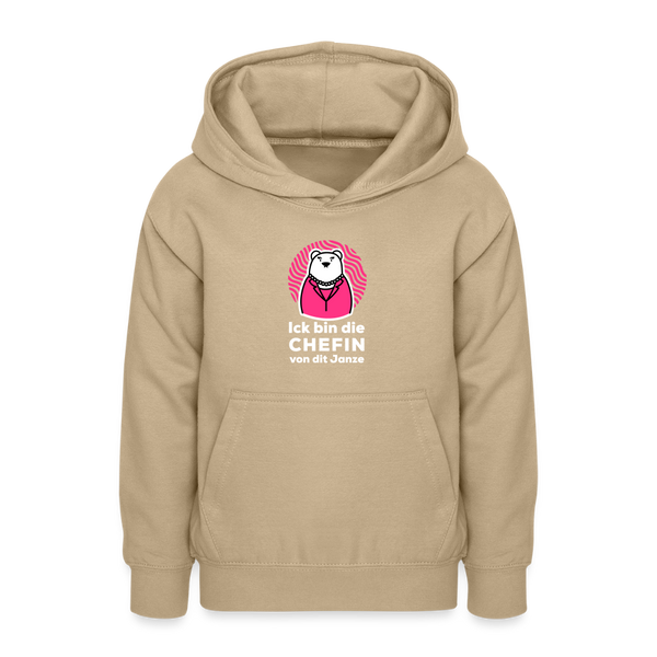 Chefin - Teenager Hoodie - Sand