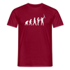 Evolution - Männer Premium T-Shirt - Ziegelrot