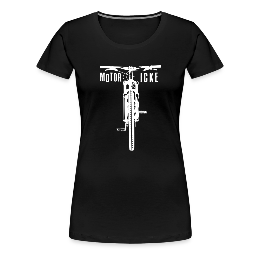 Motor icke - Frauen Premium T-Shirt - Schwarz