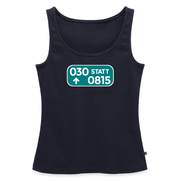 030 statt 0815 - Frauen Bio Tank Top - Navy
