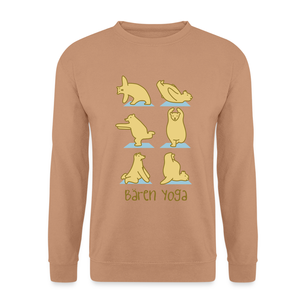 Bären Yoga - Unisex Pullover - Mocca