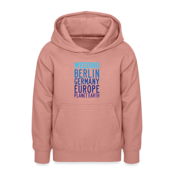 Wedding Planet Earth - Teenager Hoodie - Altrosa