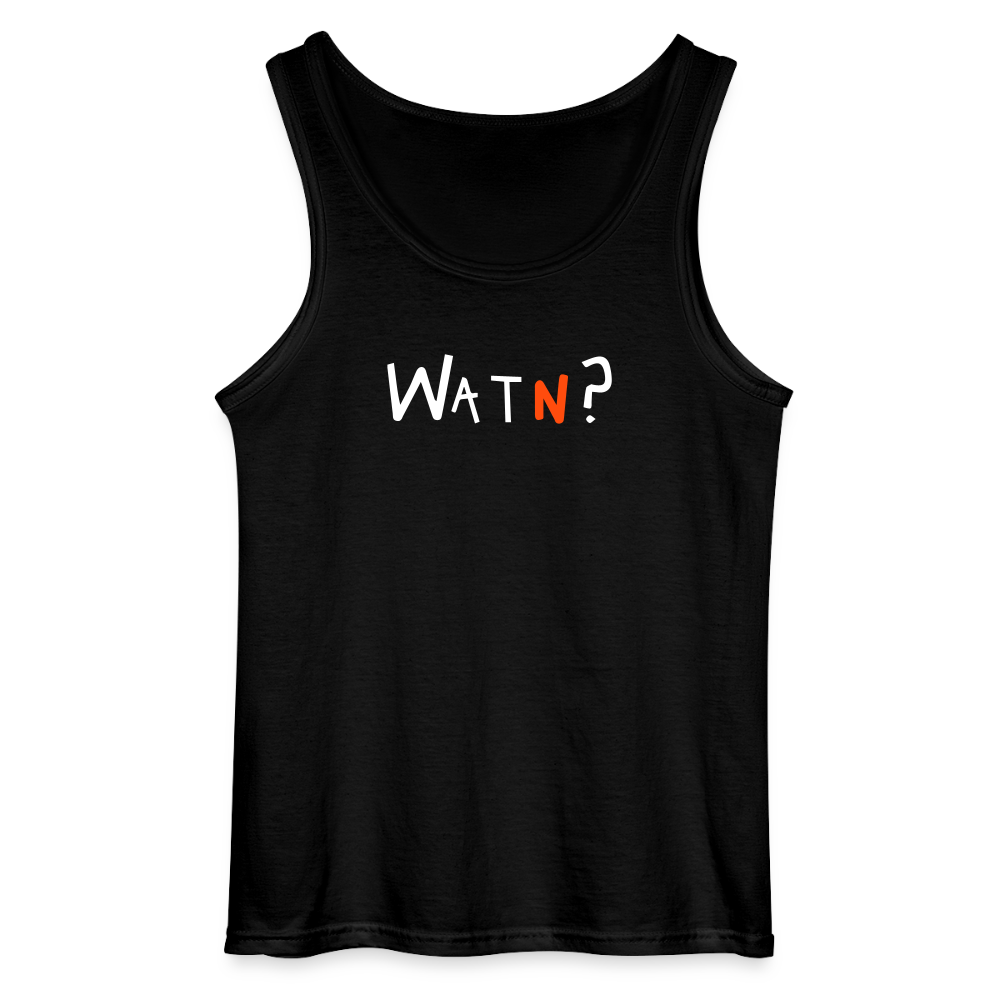 WATN? - Männer Tank Top - Schwarz