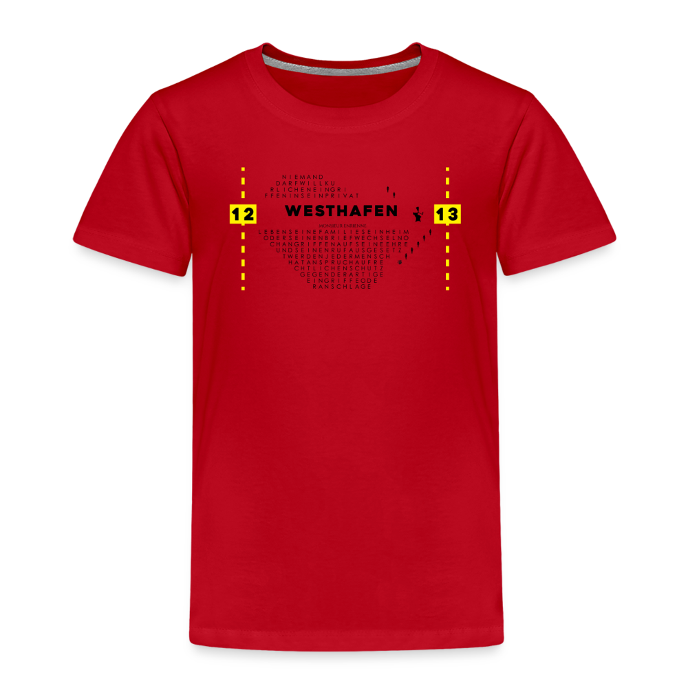 Westhafen - Kinder Premium T-Shirt - Rot