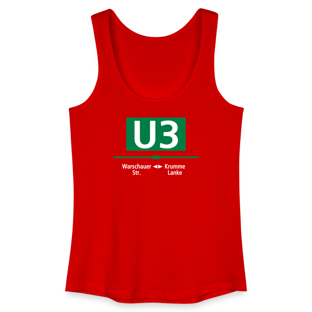 U3 - Frauen Bio Tank Top - Rot