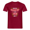 Meene Bagasche Ick Lieb Sie - Männer Premium T-Shirt - Ziegelrot