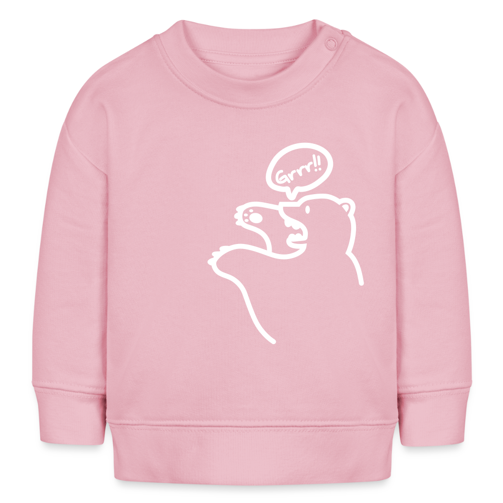 Böser Berliner Bär - Baby Bio Pullover - Hellrosa
