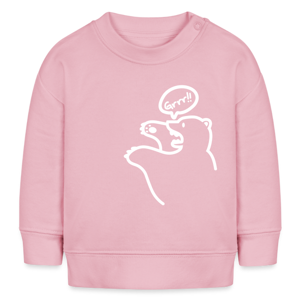 Böser Berliner Bär - Baby Bio Pullover - Hellrosa