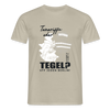 Teneriffa oder Tegel - Männer Premium T-Shirt - Sandbeige