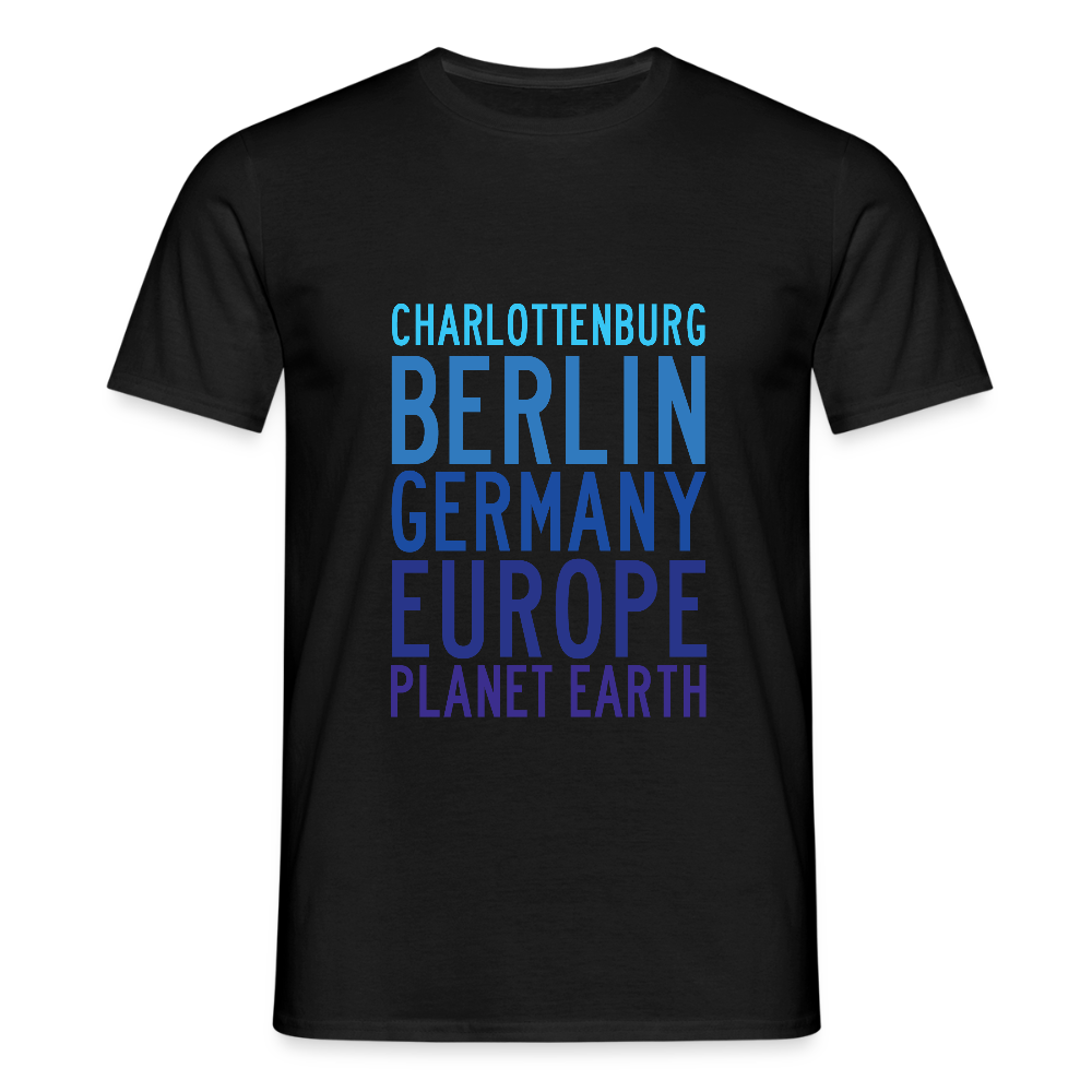 Charlottenburg - Earth - Männer Premium T-Shirt - Schwarz
