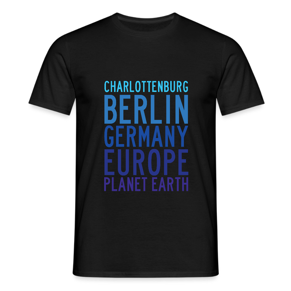 Charlottenburg - Earth - Männer Premium T-Shirt - Schwarz