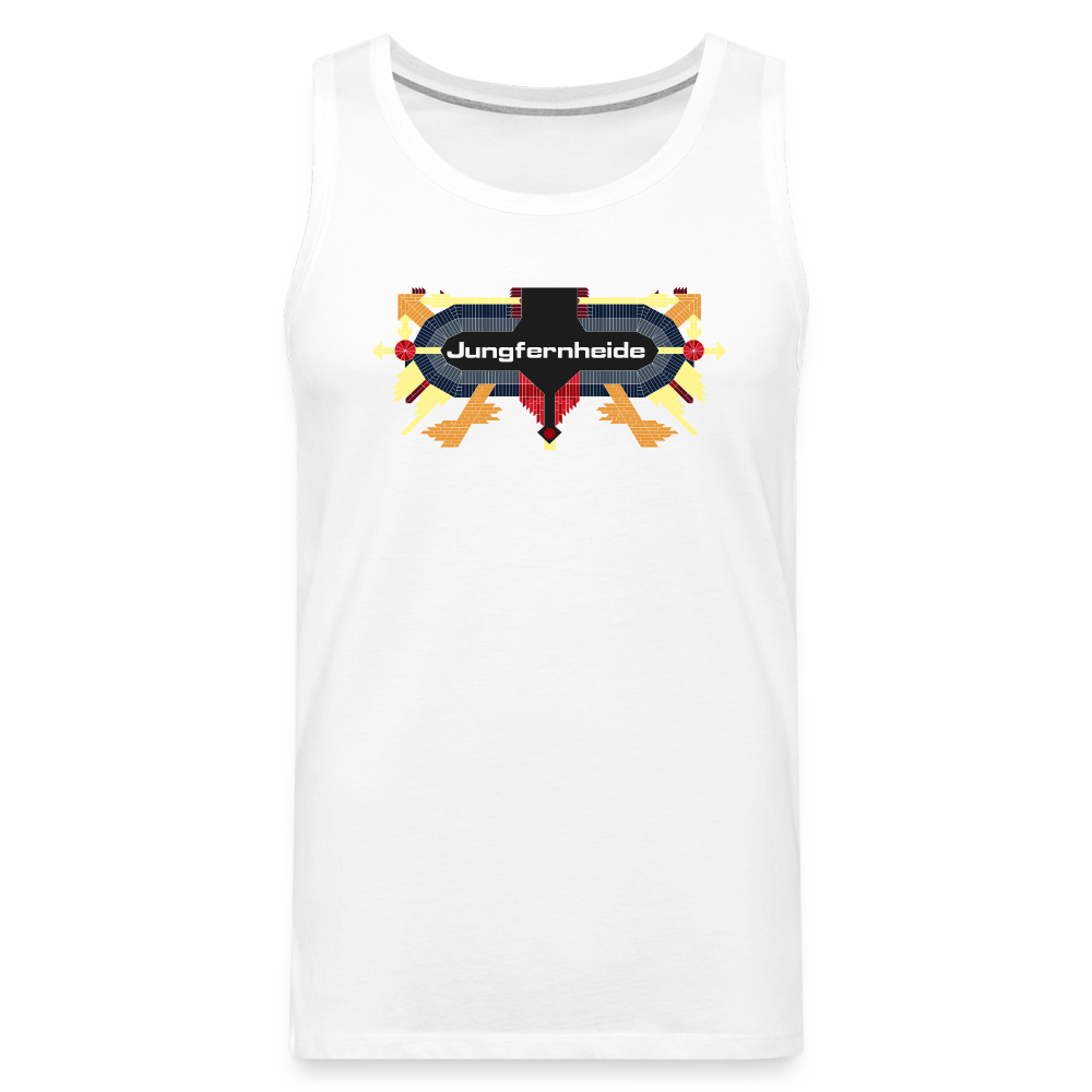 Jungfernheide - Männer Premium Tank Top - Weiß