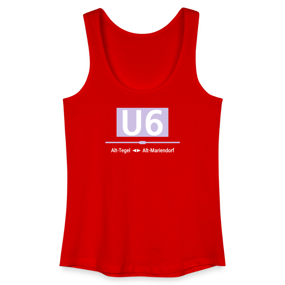 U6 - Frauen Bio Tank Top - Rot