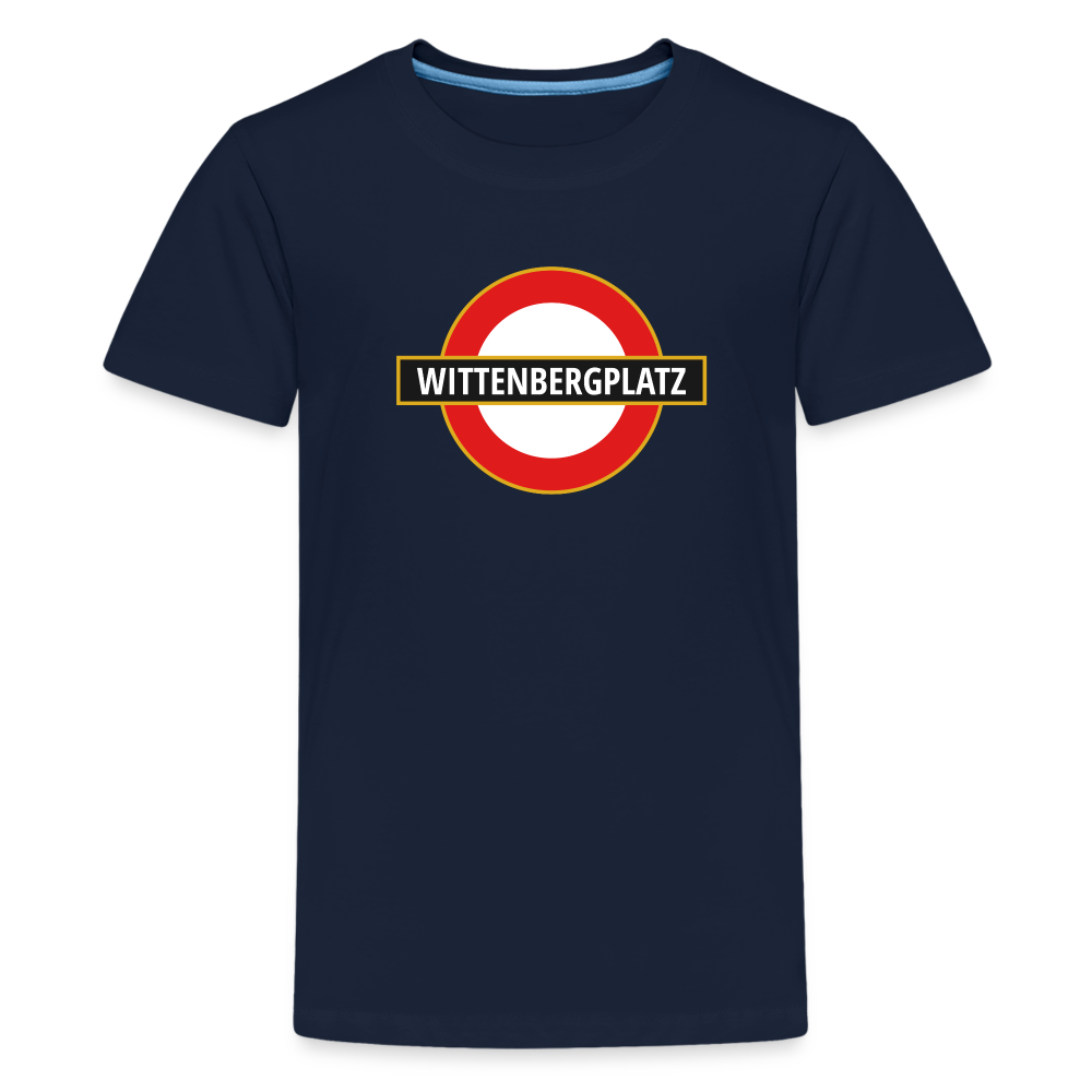 Wittenbergplatz - Teenager Premium T-Shirt - Navy