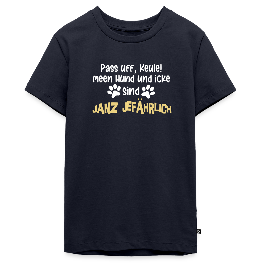 Janz Jefährlich - Teenager Premium T-Shirt - Navy