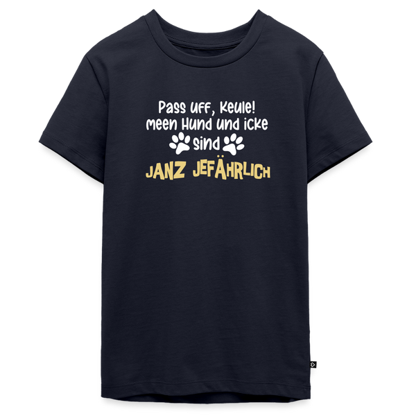 Janz Jefährlich - Teenager Premium T-Shirt - Navy