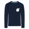 Schnauze Bär - Kinder Langarmshirt - Navy