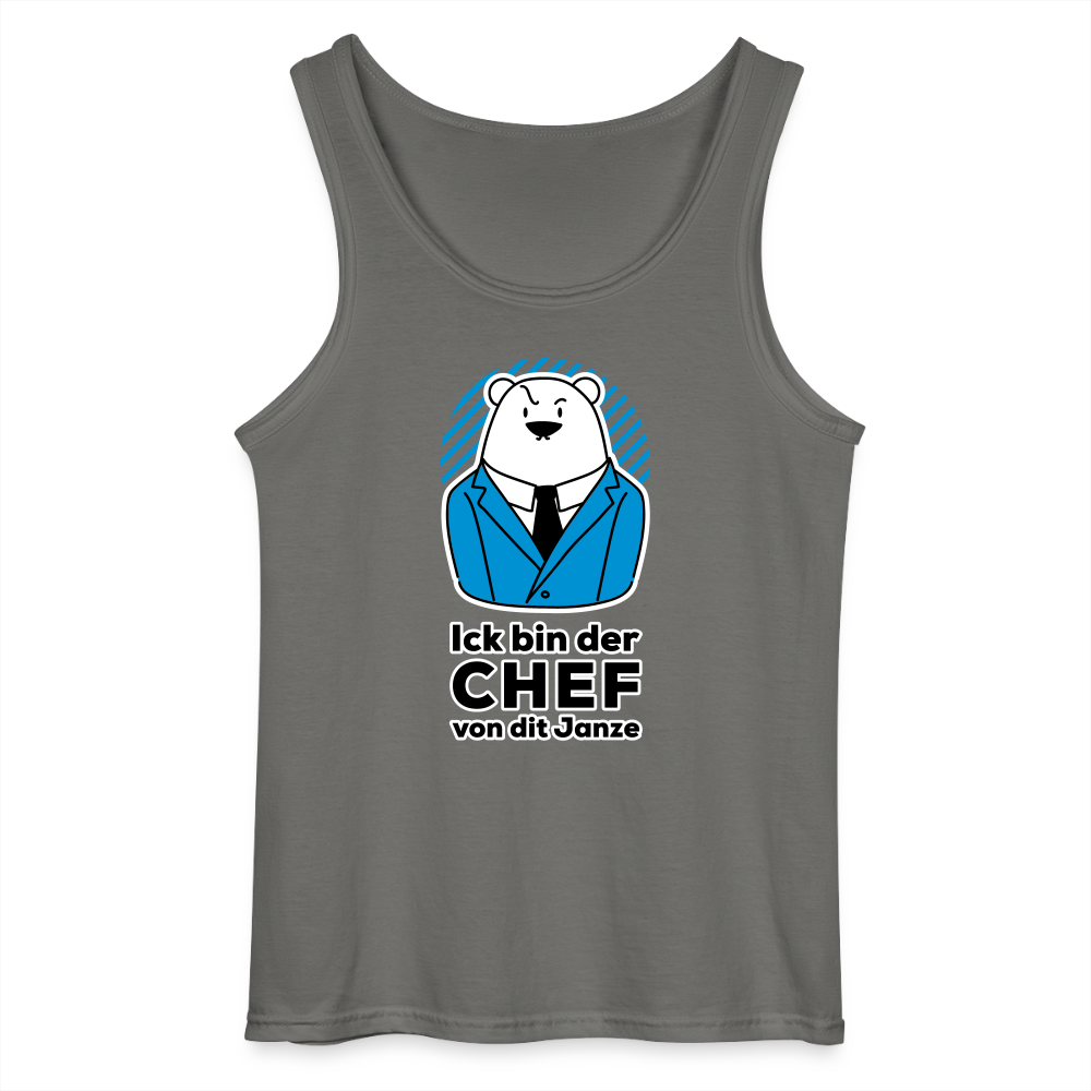 Chef - Männer Tank Top - Anthrazit