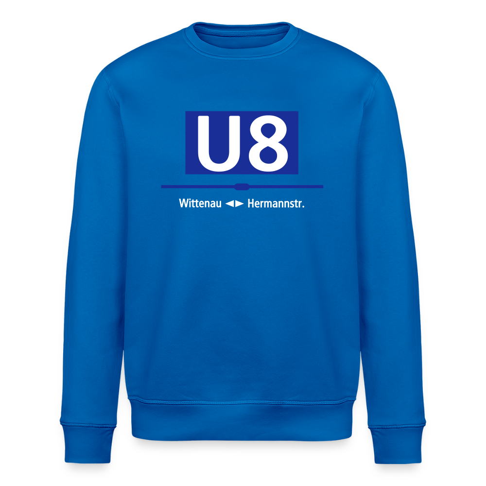 U8 - Unisex Bio Sweatshirt - Königsblau
