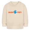Hosenmatz - Baby Bio Pullover - Weißgrau