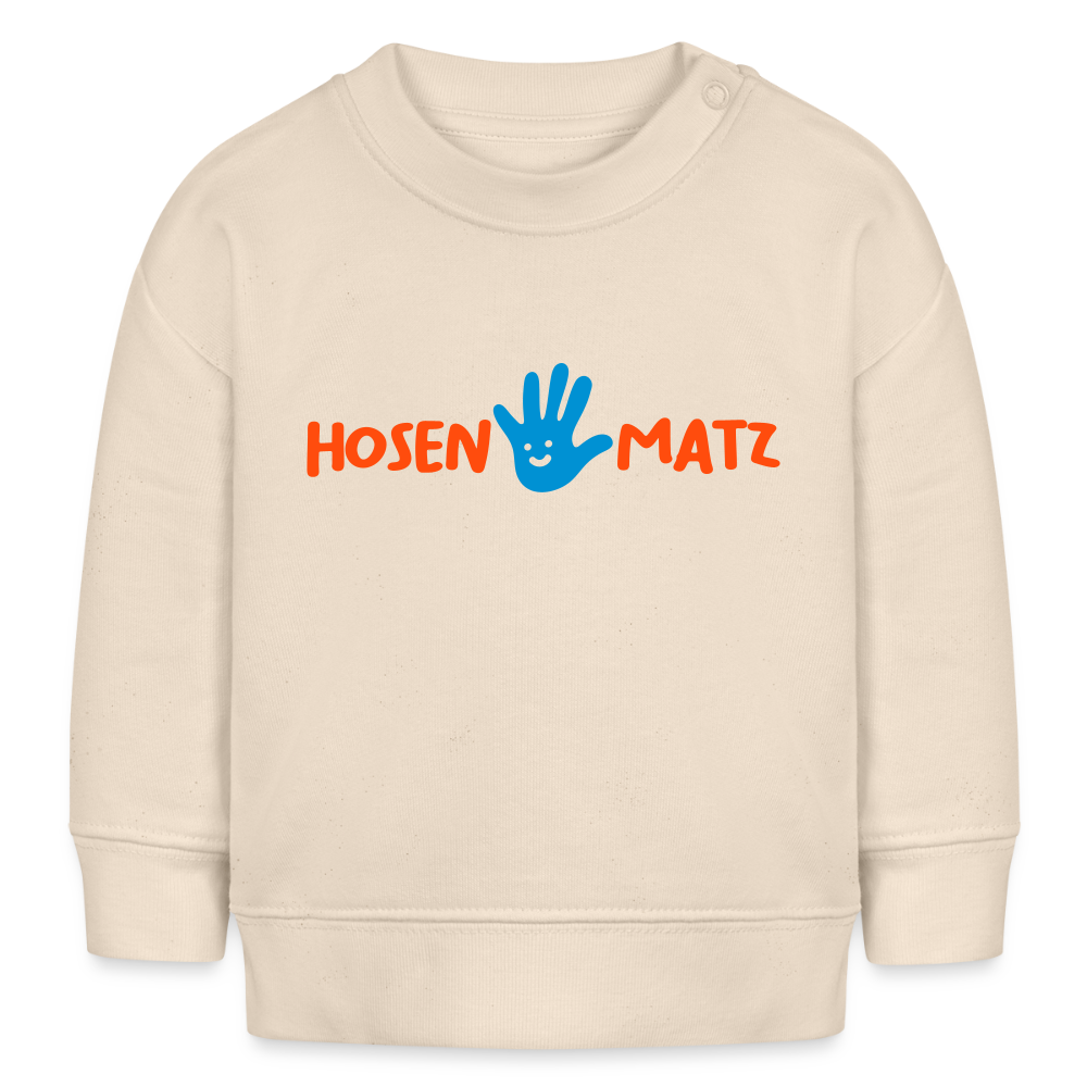 Hosenmatz - Baby Bio Pullover - Weißgrau