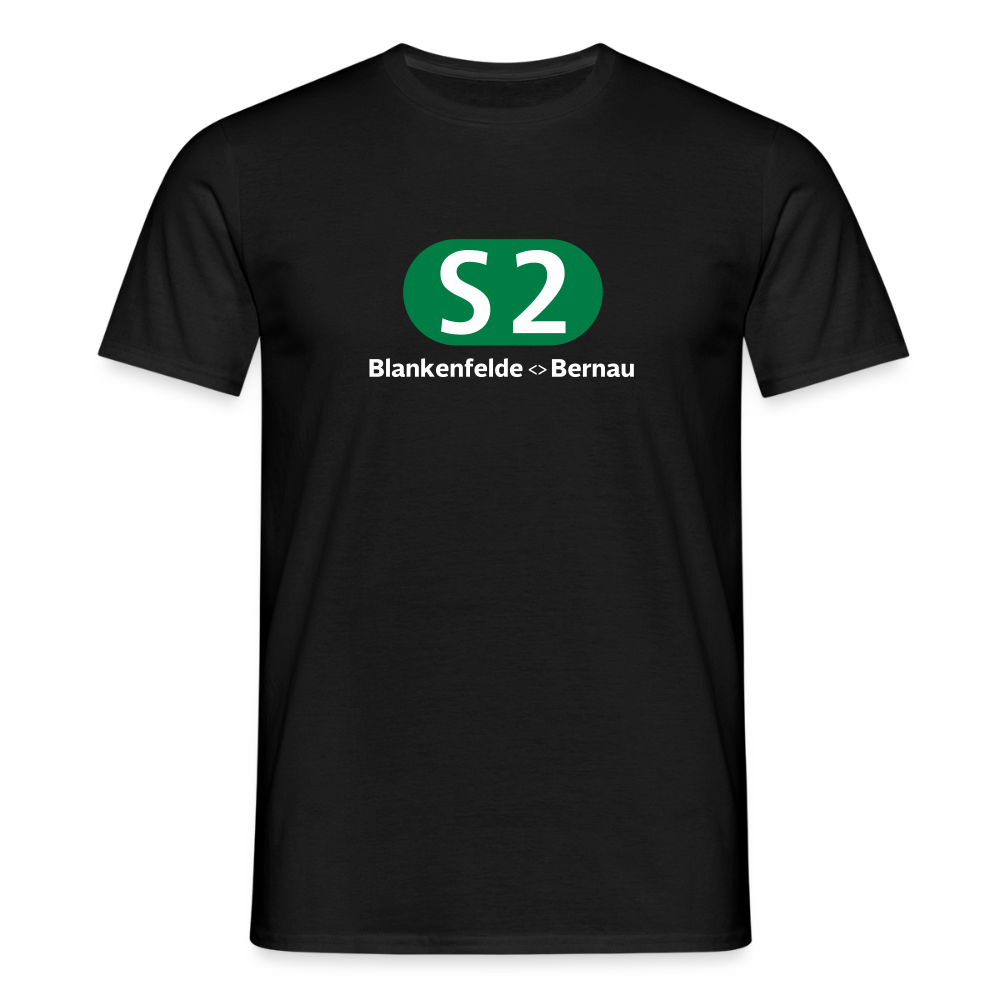 S2 - Männer Premium T-Shirt - Schwarz