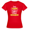 Lass Sonne rin, dit Jraue draußen! - Frauen Premium T-Shirt - Rot