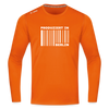 PRODUZIERT IN BERLIN - Männer Sport Langamshirt - Neonorange