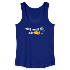 Will ja nett sein, aber ohje... - Frauen Bio Tank Top