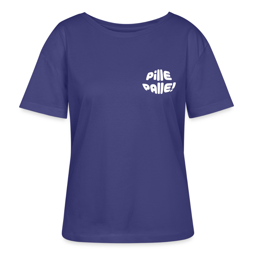 Pille Palle - Relaxed Rundhals Frauen Bio-T-Shirt - Dämmerung