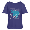 Trinidad oder Treptow - Relaxed Rundhals Frauen Bio-T-Shirt - Dämmerung