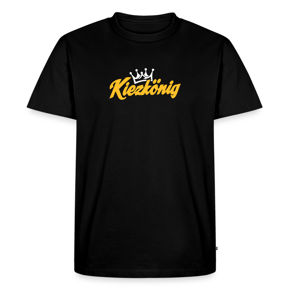 Kiezkönig - Männer Premium T-Shirt - Schwarz