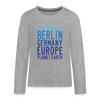 Charlottenburg - Earth - Teenager Langarmshirt - Grau meliert