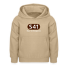 S41 - Kinder Premium Hoodie - Sand